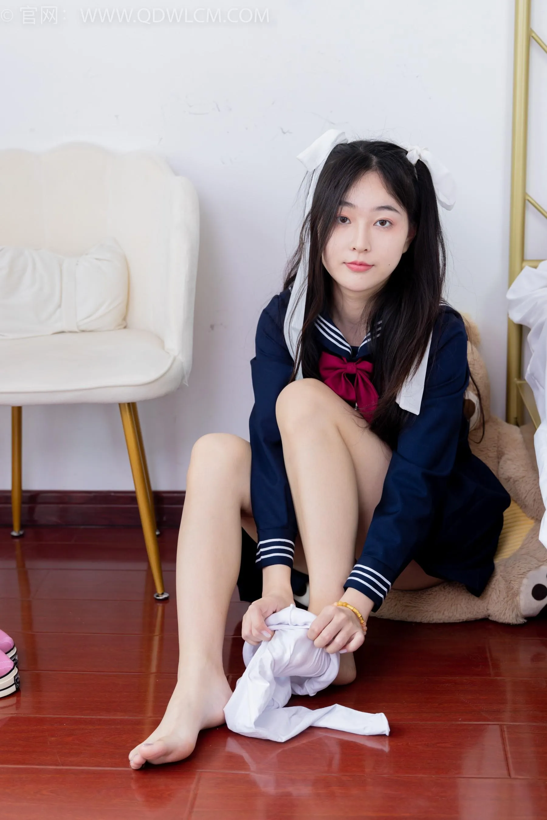 物恋传媒 NO.1544 美兔-学院少女 [151P]插图5